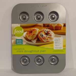 Food Network, Nonstick Mini Doughnut Pan.  12 Capacity